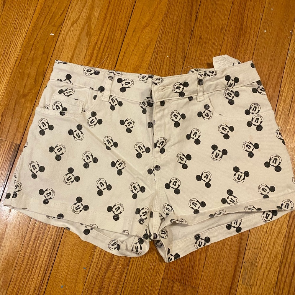 Zara Girls Mikey Mouse Disney shorts size: 13/14